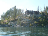Lake view of dover bay project and retaining walls