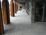 Old Countrystone pavers.  Walnut, taupe, and desert sand mixed colors