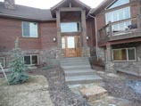 Front porch - Coeur d'Alene Old European landscaping project